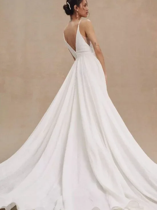 Jenny Yoo Persephone Wedding Gown Size 4 - Picture 13 of 16